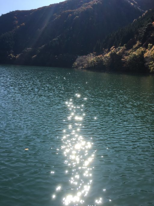 留浦浮橋　水面