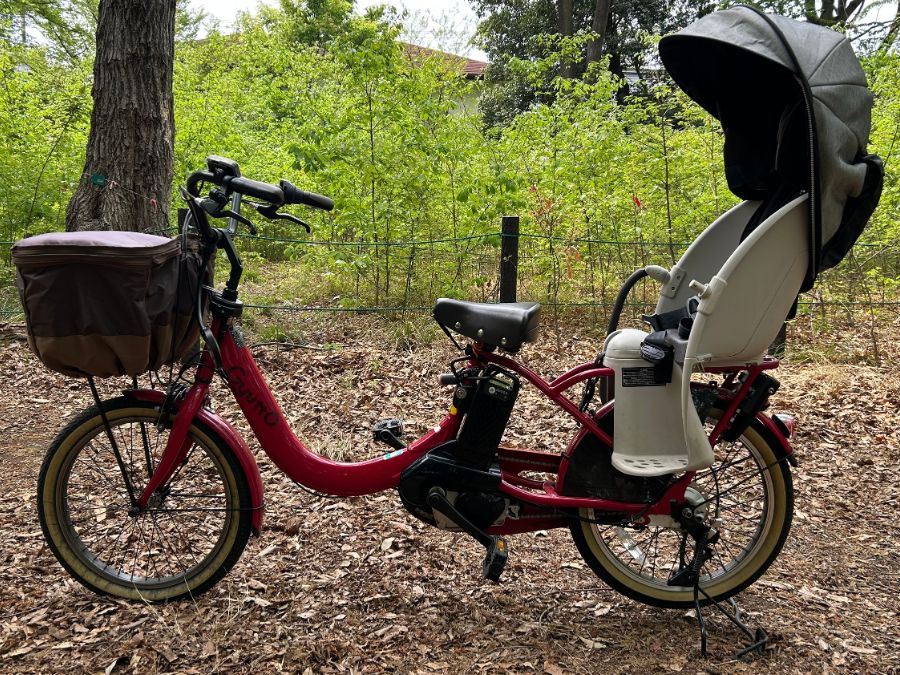 子乗せ電動自転車GyuttoクルームR・EXの実際の写真